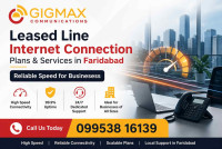Leased Line Internet Connection Plans in Faridabad – Gigmax High-Speed Business Internet