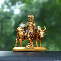 Decorate Your Car with a Beautiful lord krishna idol for car dashboard