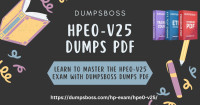 Learn How to Pass the HPE0-V25 Exam with DumpsBoss Dumps PDF