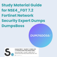 DumpsBoss NSE4_FGT 7.2 Fortinet Network Security Expert Dumps Study Material Guide