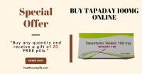 Tapaday 100mg How to manage pain better