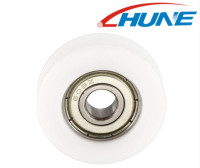 Y Groove Plastic Bearing Pulley