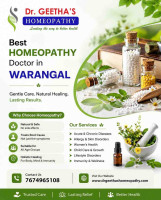 Trusted Best Homeopathy Doctor in Warangal for Personalized Homeopathic Care