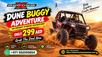 ???? Huge Deal: Dune Buggy Dubai Ride @ AED 299 – Book Now!
