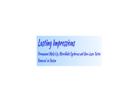 Lasting Impressions Permanent Makeup