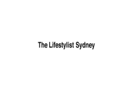 The Lifestylist Sydney