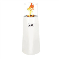 Fire pit with hidden propane tank